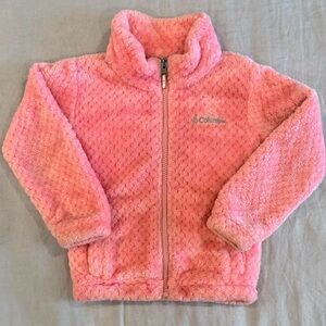 Columbia Fuzzy Pink Toddler Jacket